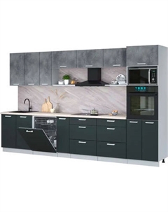 Кухонный гарнитур Интерлиния Мила Лайт 3.5-ПМ1-2