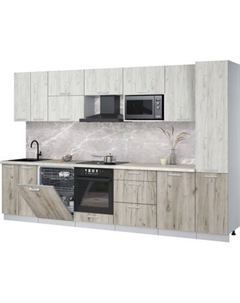 Кухонный гарнитур Интерлиния Мила Лайт 3.3-ПМ2