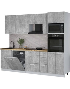 Кухонный гарнитур Интерлиния Мила Лайт 2.6-ПМ1