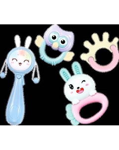 Набор погремушек Zabiaka Веселые погремушки / 9570356