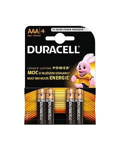 Комплект батареек Duracell LR03/MN2400/AAA 4BP