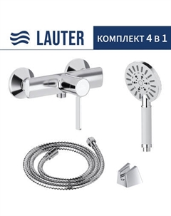 Смеситель Lauter Art 21CK9680C с лейкой Nevada 21S10146