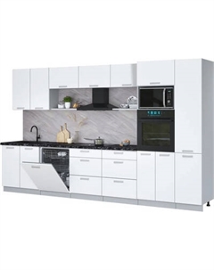 Кухонный гарнитур Интерлиния Мила Лайт 3.6-ПМ1