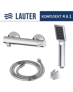 Смеситель Lauter Velvet 21СК9696С с лейкой Serene 21S00103