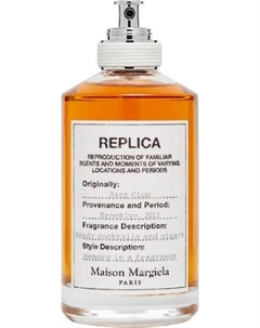 Туалетная вода Maison Margiela Martin Replica Jazz Club Maison margiela