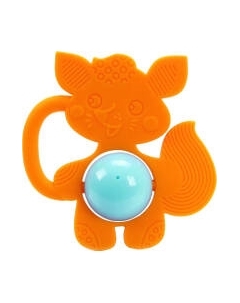 Прорезыватель для зубов Жирафики С погремушкой Лисенок / 939622