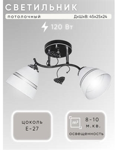 Потолочный светильник Aitin-Pro НПБ 02-2x60-101 / 5722/2 Aitin-pro