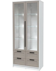 Шкаф с витриной Интерлиния Концепт Тренд КТ-ШВ2 с подсветкой