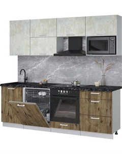 Кухонный гарнитур Интерлиния Мила Лайт 2.3-ПМ2