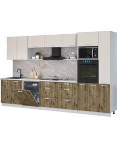 Кухонный гарнитур Интерлиния Мила Лайт 3.5-ПМ1