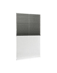 Штора-плиссе Delfa Basic Walnut СПШ-3401/1102 Basic Transparent