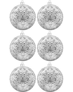 Набор шаров новогодних Elan Gallery Серебро / 970166 Elan gallery