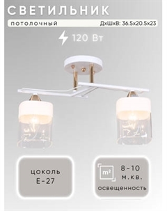 Потолочный светильник Aitin-Pro НПБ 02-2x60-101 / 6096/2 Aitin-pro