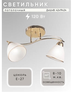 Потолочный светильник Aitin-Pro НПБ 02-2x60-101 / 8206/2 Aitin-pro