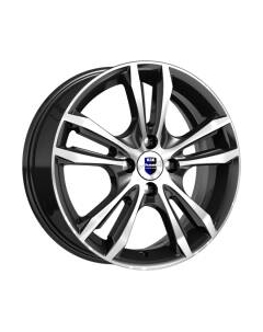 Литой диск K&K Samara 16x6" 4x100мм DIA 67.1мм ET 45мм Алмаз черный K&k