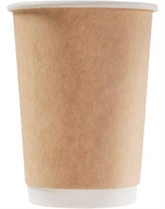 Набор бумажных стаканов Паксервис 2-слойный 350мл / 189027