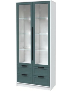 Шкаф с витриной Интерлиния Концепт Тренд КТ-ШВ2 с подсветкой