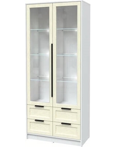 Шкаф с витриной Интерлиния Концепт Тренд КТ-ШВ2 с подсветкой