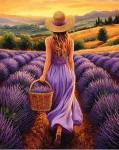 Набор алмазной вышивки Феникс+ Прогулка за лавандой / 70821 Feniks