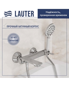 Смеситель Lauter Velvet 21СК6696С с лейкой Nevada 21S10146