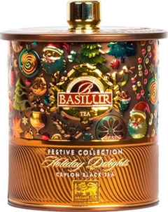 Чай листовой Basilur Праздничная коллекция Праздничное наслаждение черный