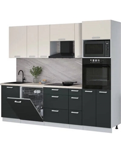 Кухонный гарнитур Интерлиния Мила Лайт 2.6-ПМ1