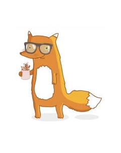 Шторка-занавеска для ванны JoyArty Хитрый лис / sc_78553 Joyarty