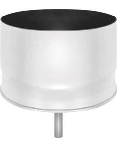 Стакан для дымохода Везувий AISI 304 0.8 д.150