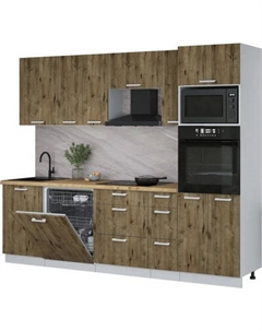 Кухонный гарнитур Интерлиния Мила Лайт 2.6-ПМ1