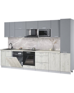 Кухонный гарнитур Интерлиния Мила Лайт 3.3-ПМ2