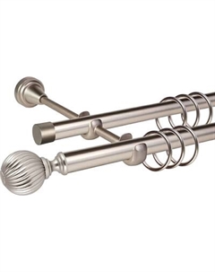 Карниз для штор АС ФОРОС Grace D19Г/19Г + наконечники Орион Ас форос