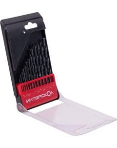 Набор сверл Интерскол HSS-R