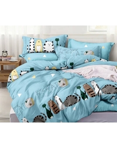 Комплект постельного белья LUXOR № 1779 А/В (N) 2сп с европростыней Luxor