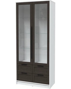 Шкаф с витриной Интерлиния Концепт Тренд КТ-ШВ2