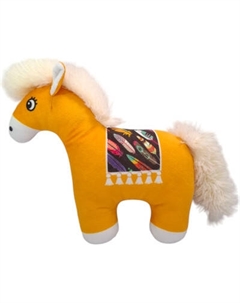 Мягкая игрушка Malvina Лошадка Ромашка рыжая / 26.11..2 Мальвина