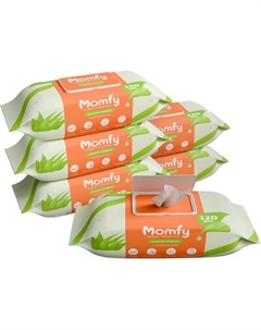 Влажные салфетки Momfy С экстрактом алоэ