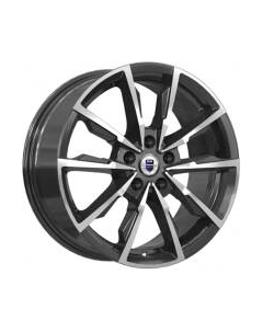 Литой диск K&K Меренге 17x7.5" 5x108мм DIA 67.1мм ET 35мм Алмаз черный K&k