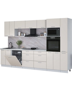 Кухонный гарнитур Интерлиния Мила Лайт 3.3-ПМ1