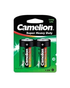 Комплект батареек Camelion R20 BL-2 / R20P-BP2G