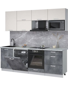 Кухонный гарнитур Интерлиния Мила Лайт 2.3-ПМ2