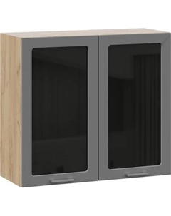 Шкаф навесной для кухни ТриЯ Габриэлла 1ВВ8С с двумя дверьми Трия