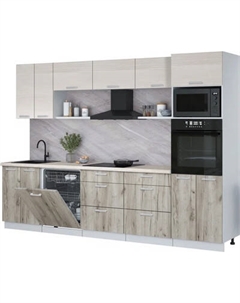 Кухонный гарнитур Интерлиния Мила Лайт 3.0-ПМ1