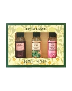 Набор косметики для тела Liv Delano Love Spell Спрей для тела Bloom Flora+Lost Cherry+Pink Rose Liv delano