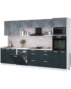 Кухонный гарнитур Интерлиния Мила Лайт 3.3-ПМ1-2