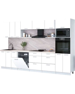 Кухонный гарнитур Интерлиния Мила Лайт 3.3-ПМ1-2