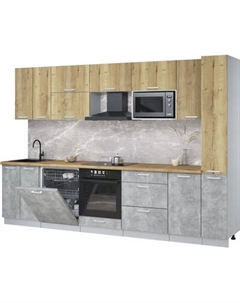 Кухонный гарнитур Интерлиния Мила Лайт 3.1-ПМ2