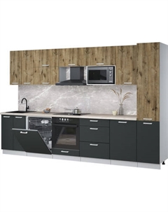 Кухонный гарнитур Интерлиния Мила Лайт 3.3-ПМ2