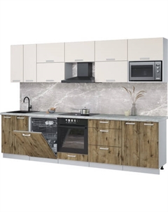 Кухонный гарнитур Интерлиния Мила Лайт 3.0-ПМ2