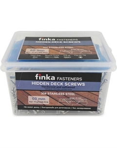 Саморез Finka Hidden Wood Screws A2 60mm