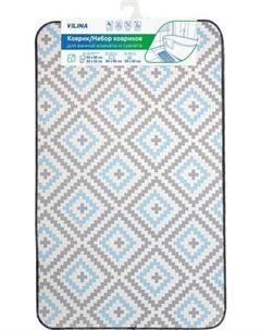 Коврик для ванной Вилина Ромбы 7068-22003